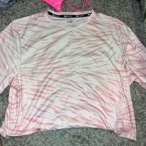 Pink Puma athletic tee